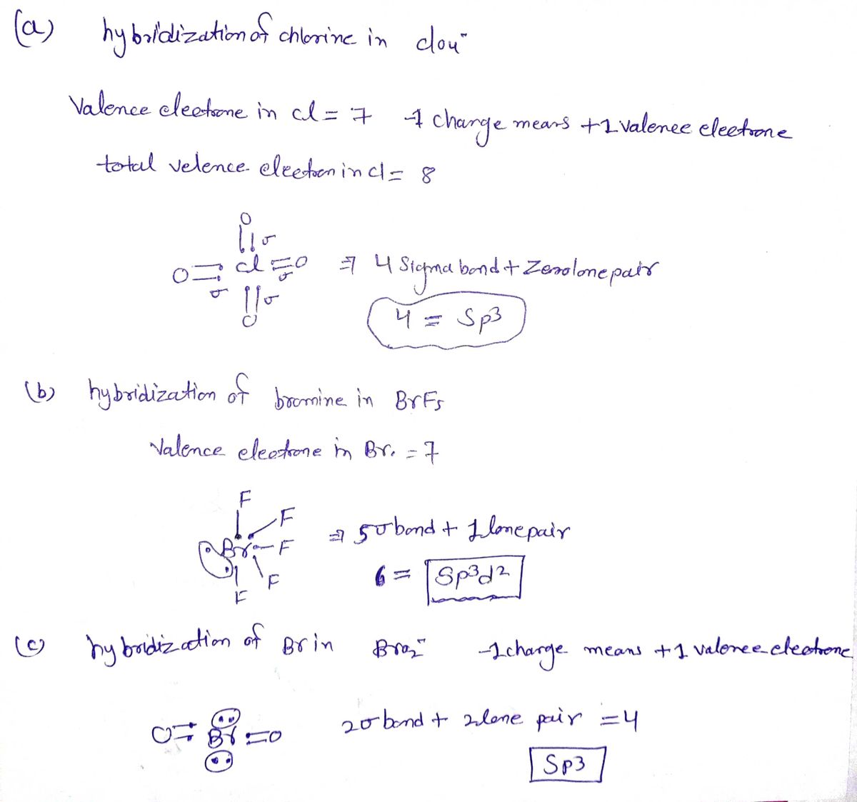 Answered a What is the hybridization of bartleby